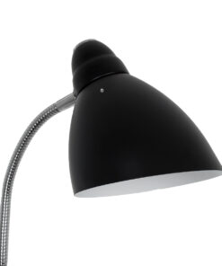 GLOBOSTAR® VERSA 00830 Μοντέρνο Επιδαπέδιο Φωτιστικό με Ντουί 1 x E27 AC 220-240V IP20 - Μαύρο & Χρώμιο - Μ14.5 x Π14.5 x Υ155cm 14 00830 4