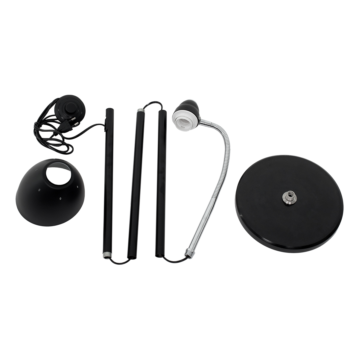 GLOBOSTAR® VERSA 00830 Μοντέρνο Επιδαπέδιο Φωτιστικό με Ντουί 1 x E27 AC 220-240V IP20 - Μαύρο & Χρώμιο - Μ14.5 x Π14.5 x Υ155cm 11 GLOBOSTAR® VERSA 00830 Μοντέρνο Επιδαπέδιο Φωτιστικό με Ντουί 1 x E27 AC 220-240V IP20 - Μαύρο & Χρώμιο - Μ14.5 x Π14.5 x Υ155cm - Image 9