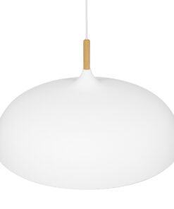 GLOBOSTAR® VALLETE 00837 Μοντέρνο Κρεμαστό Φωτιστικό Οροφής με Ντουί 1 x E27 AC 220-240V IP20 - Λευκό & Μπεζ - Μ60 x Π60 x Υ35cm 10 00837 5