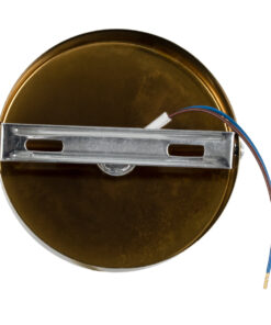 GloboStar® SARA 00846 Μοντέρνο Φωτιστικό Οροφής Σποτ Μονόφωτο 1 x E27 IP20 Μπρούτζινο & Χρυσό Μέταλλο - Μ10 x Π10 x Υ10.3cm 8 00846 4