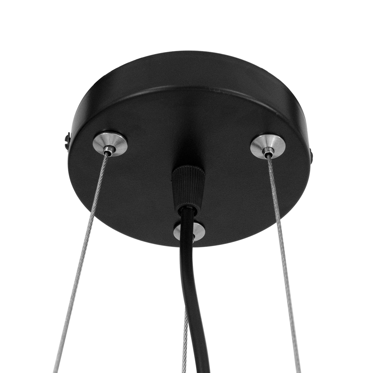 GLOBOSTAR® TOKEN 00855 Μοντέρνο Κρεμαστό Φωτιστικό Οροφής με Ντουί 3 x E27 AC 220-240V IP20 - Μαύρο - Μ43 x Π43 x Υ29cm 9 GLOBOSTAR® TOKEN 00855 Μοντέρνο Κρεμαστό Φωτιστικό Οροφής με Ντουί 3 x E27 AC 220-240V IP20 - Μαύρο - Μ43 x Π43 x Υ29cm - Image 7
