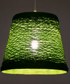 Alternative view of GLOBOSTAR® PLAYROOM 00864 Vintage Κρεμαστό Φωτιστικό Οροφής με Ντουί 1 x E27 AC 220-240V IP20 - Πράσινο - Μ32 x Π32 x Υ27cm