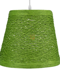 GLOBOSTAR® PLAYROOM 00864 Vintage Κρεμαστό Φωτιστικό Οροφής με Ντουί 1 x E27 AC 220-240V IP20 - Πράσινο - Μ32 x Π32 x Υ27cm 12 00864 4