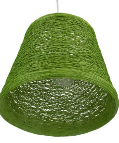 GLOBOSTAR® PLAYROOM 00864 Vintage Κρεμαστό Φωτιστικό Οροφής με Ντουί 1 x E27 AC 220-240V IP20 - Πράσινο - Μ32 x Π32 x Υ27cm 13 00864 5