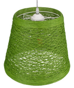 GLOBOSTAR® PLAYROOM 00864 Vintage Κρεμαστό Φωτιστικό Οροφής με Ντουί 1 x E27 AC 220-240V IP20 - Πράσινο - Μ32 x Π32 x Υ27cm 14 00864 6