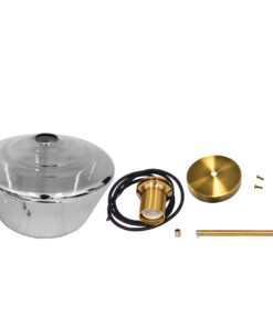 GLOBOSTAR® AMARIS 00873 Μοντέρνο Κρεμαστό Φωτιστικό Οροφής με Ντουί 1 x E27 AC 220-240V IP20 - Μαύρο Φιμέ & Χρυσό - Μ30 x Π30 x Y22cm 13 00873 7