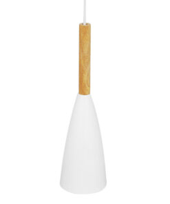 Alternative view of GLOBOSTAR® DILLON 00876 Μοντέρνο Κρεμαστό Φωτιστικό Οροφής με Ντουί 1 x E27 AC 220-240V IP20 - Λευκό - Μ11 x Π11 x Υ36cm