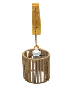 GLOBOSTAR® CASTI 00886 Vintage Φωτιστικό Τοίχου - Απλίκα με Ντουί 1 x E27 AC 220-240V IP20 - Μπέζ - Μ19 x Π35 x Υ85cm 9 00886 4