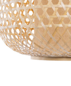 GLOBOSTAR® MAURITIUS 00901 Boho Κρεμαστό Φωτιστικό Οροφής με Ντουί 1 x E27 AC 220-240V IP20 - Μπεζ - Μ40 x Π40 x Υ60cm 17 00901 8