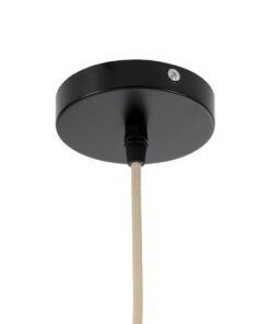 GLOBOSTAR® JENSON 00909 Boho Κρεμαστό Φωτιστικό Οροφής με Ντουί 1 x E27 AC 220-240V IP20 - Μπεζ - Μ33 x Π33 x Υ35cm 21 00909 10