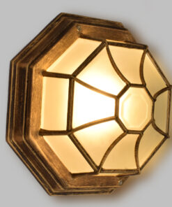 Alternative view of GLOBOSTAR® RUBY 00913 Vintage Φωτιστικό Οροφής με Ντουί 1 x E27 AC 220-240V IP20 - Χάλκινο Εφέ Σκουριάς - Μ27 x Π27 x Υ12cm