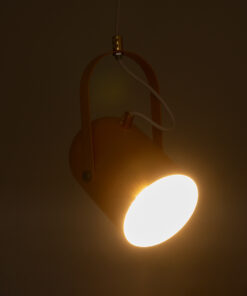 GLOBOSTAR® HAZEL 00929 Μοντέρνο Κρεμαστό Φωτιστικό Οροφής με Ντουί 1 x E27 AC 220-240V IP20 - Ροζ, Άσπρο & Χρυσό - Μ12 x Π12 x Υ27cm 12 00929 3