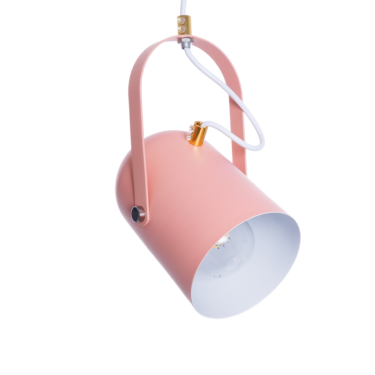 GLOBOSTAR® HAZEL 00929 Μοντέρνο Κρεμαστό Φωτιστικό Οροφής με Ντουί 1 x E27 AC 220-240V IP20 - Ροζ, Άσπρο & Χρυσό - Μ12 x Π12 x Υ27cm 6 GLOBOSTAR® HAZEL 00929 Μοντέρνο Κρεμαστό Φωτιστικό Οροφής με Ντουί 1 x E27 AC 220-240V IP20 - Ροζ, Άσπρο & Χρυσό - Μ12 x Π12 x Υ27cm - Image 4