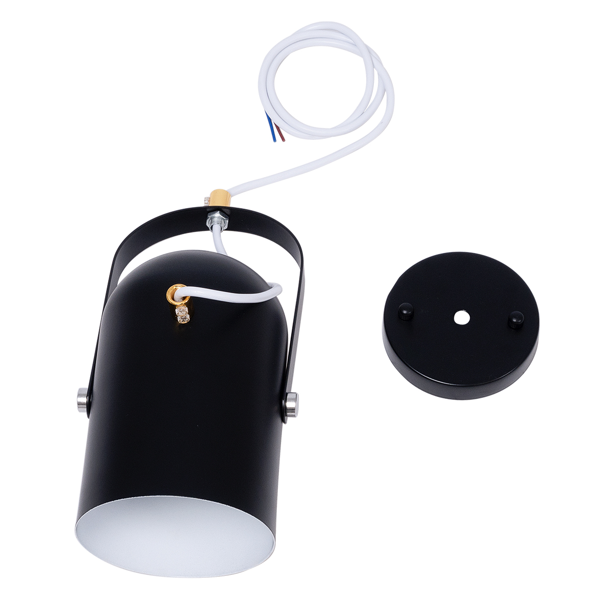 GLOBOSTAR® HAZEL 00930 Μοντέρνο Κρεμαστό Φωτιστικό Οροφής με Ντουί 1 x E27 AC 220-240V IP20 - Μαύρο, Άσπρο & Χρυσό - Μ12 x Π12 x Υ27cm 11 GLOBOSTAR® HAZEL 00930 Μοντέρνο Κρεμαστό Φωτιστικό Οροφής με Ντουί 1 x E27 AC 220-240V IP20 - Μαύρο, Άσπρο & Χρυσό - Μ12 x Π12 x Υ27cm - Image 9