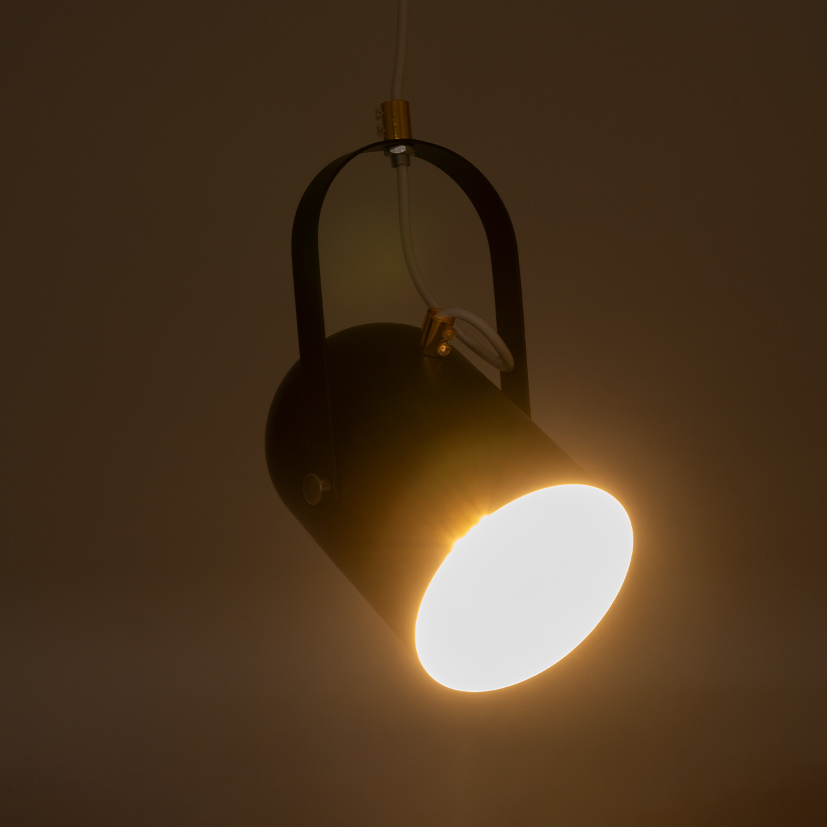 GLOBOSTAR® HAZEL 00930 Μοντέρνο Κρεμαστό Φωτιστικό Οροφής με Ντουί 1 x E27 AC 220-240V IP20 - Μαύρο, Άσπρο & Χρυσό - Μ12 x Π12 x Υ27cm 4 GLOBOSTAR® HAZEL 00930 Μοντέρνο Κρεμαστό Φωτιστικό Οροφής με Ντουί 1 x E27 AC 220-240V IP20 - Μαύρο, Άσπρο & Χρυσό - Μ12 x Π12 x Υ27cm - Image 2