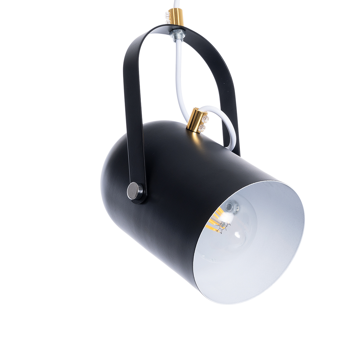 GLOBOSTAR® HAZEL 00930 Μοντέρνο Κρεμαστό Φωτιστικό Οροφής με Ντουί 1 x E27 AC 220-240V IP20 - Μαύρο, Άσπρο & Χρυσό - Μ12 x Π12 x Υ27cm 8 GLOBOSTAR® HAZEL 00930 Μοντέρνο Κρεμαστό Φωτιστικό Οροφής με Ντουί 1 x E27 AC 220-240V IP20 - Μαύρο, Άσπρο & Χρυσό - Μ12 x Π12 x Υ27cm - Image 6