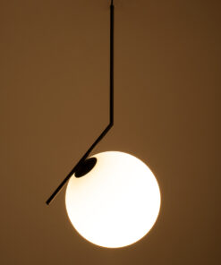 Alternative view of GLOBOSTAR® MONROE 00957 Μοντέρνο Κρεμαστό Φωτιστικό Οροφής με Ντουί 1 x E27 AC 220-240V IP20 - Μαύρο & Λευκό - Μ30 x Π30 x Υ75cm