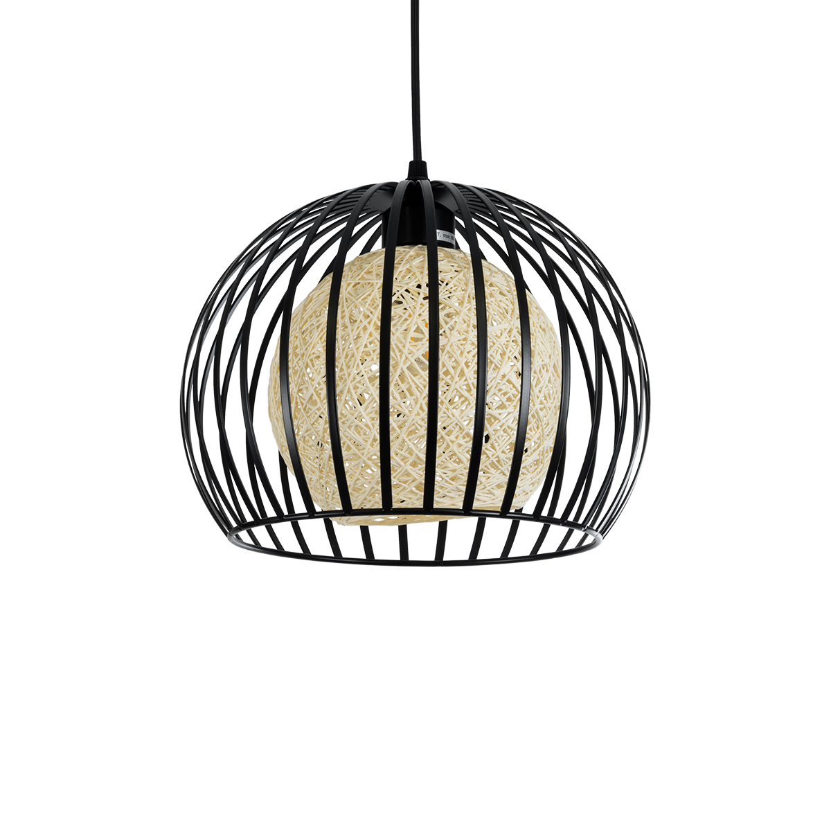 GLOBOSTAR® CARTER 00960 Μοντέρνο Κρεμαστό Φωτιστικό Οροφής με Ντουί 1 x E27 AC 220-240V IP20 - Μαύρο & Μπεζ - Μ28 x Π28 x Υ23cm 3 GloboStar® GLOBOSTAR® CARTER 00960 Μοντέρνο Κρεμαστό Φωτιστικό Οροφής με Ντουί 1 x E27 AC 220-240V IP20 - Μαύρο & Μπεζ - Μ28 x Π28 x Υ23cm