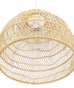 GLOBOSTAR® MALIBU 00973 Boho Κρεμαστό Φωτιστικό Οροφής με Ντουί 1 x E27 AC 220-240V IP20 - Μπεζ - Μ40 x Π40 x Υ35cm 9 00973 5