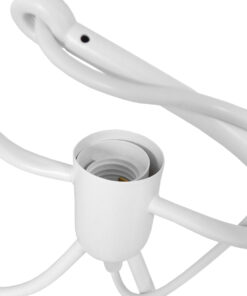 GLOBOSTAR® FIGURE 10000981 Παιδικό Κρεμαστό Φωτιστικό Οροφής με Ντουί 3 x E27 AC 220-240V IP20 - Λευκό - Μ70 x Π10 x Υ105cm 10 00981 04