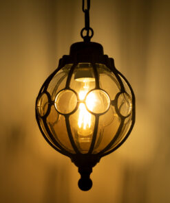 Alternative view of GLOBOSTAR® ETOILE 00988 Vintage Κρεμαστό Φωτιστικό Οροφής με Ντουί 1 x E27 AC 220-240V IP20 - Μπρούτζινο Εφέ Σκουριάς - Μ18 x Π18 x Y27cm