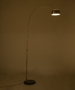 Alternative view of GLOBOSTAR® PRAGUE 00989 Μοντέρνο Επιδαπέδιο Φωτιστικό με Ντουί 1 x E27 AC 220-240V IP20 - Νίκελ Βούρτσας - Μ90 x Π29.5 x Υ180cm