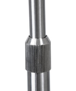 GLOBOSTAR® PRAGUE 00990 Μοντέρνο Επιδαπέδιο Φωτιστικό με Ντουί 1 x E27 AC 220-240V IP20 - Νίκελ Βούρτσας - Μ210 x Π45 x Υ220cm 28 00990 10