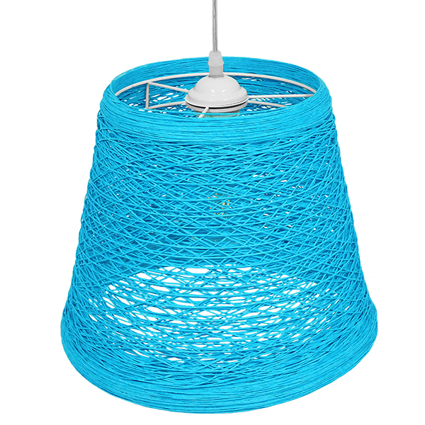 GLOBOSTAR® PLAYROOM 00995 Vintage Κρεμαστό Φωτιστικό Οροφής με Ντουί 1 x E27 AC 220-240V IP20 - Μπλε - Μ32 x Π32 x Υ27cm 5 GLOBOSTAR® PLAYROOM 00995 Vintage Κρεμαστό Φωτιστικό Οροφής με Ντουί 1 x E27 AC 220-240V IP20 - Μπλε - Μ32 x Π32 x Υ27cm - Image 3