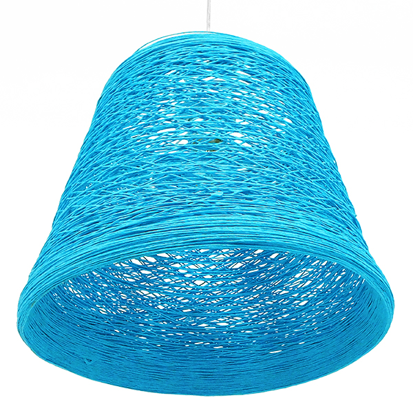 GLOBOSTAR® PLAYROOM 00995 Vintage Κρεμαστό Φωτιστικό Οροφής με Ντουί 1 x E27 AC 220-240V IP20 - Μπλε - Μ32 x Π32 x Υ27cm 6 GLOBOSTAR® PLAYROOM 00995 Vintage Κρεμαστό Φωτιστικό Οροφής με Ντουί 1 x E27 AC 220-240V IP20 - Μπλε - Μ32 x Π32 x Υ27cm - Image 4