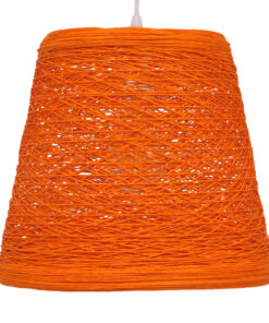 Alternative view of GLOBOSTAR® PLAYROOM 00997 Vintage Κρεμαστό Φωτιστικό Οροφής με Ντουί 1 x E27 AC 220-240V IP20 - Πορτοκαλί - Μ32 x Π32 x Υ27cm