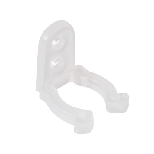 GloboStar® GloboStar® 70664 Πλαστική PVC Βάση Στήριξης για Μονόχρωμο Φωτοσωλήνα LED 360° Degree DC 230V 2 Pin Αδιάβροχος IP68