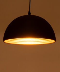 Alternative view of GLOBOSTAR® MEDEA 01004 Μοντέρνο Κρεμαστό Φωτιστικό Οροφής με Ντουί 1 x E27 AC 220-240V IP20 - Μαύρο & Χρυσό - Μ30 x Π30 x Υ16cm