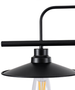 GLOBOSTAR® REGAL 01009 Vintage Φωτιστικό Οροφής με Ντουί 3 x E27 AC 220-240V IP20 - Μαύρο - Μ110 x Π26 x Υ75cm 20 01009 10