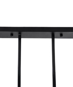 GLOBOSTAR® REGAL 01009 Vintage Φωτιστικό Οροφής με Ντουί 3 x E27 AC 220-240V IP20 - Μαύρο - Μ110 x Π26 x Υ75cm 21 01009 11