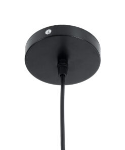 GLOBOSTAR® CAMBER 01016 Vintage Κρεμαστό Φωτιστικό Οροφής με Ντουί 1 x E27 AC 220-240V IP20 - Μαύρο & Χρυσό - Μ12 x Π12 x Υ18cm 19 01016 10