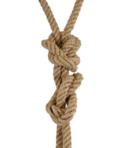 GLOBOSTAR® ROPE 01019 Boho Κρεμαστό Φωτιστικό Οροφής με Ντουί 2 x E27 AC 220-240V IP20 - Μπεζ - Μ38 x Π3.5 x Υ200cm 14 01019 7