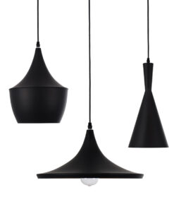 GLOBOSTAR® SHANGHAI 01025 Μοντέρνο Κρεμαστό Φωτιστικό Οροφής με Ντουί 3 x E27 AC 220-240V IP20 - Μαύρο & Χρυσό - Μ79.5 x Π79.5 x Υ38cm - Σετ 3 Τεμαχίων 21 01025set 4