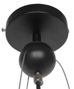 GLOBOSTAR® NBA 01027 Μοντέρνο Κρεμαστό Φωτιστικό Οροφής με Ντουί 1 x E27 AC 220-240V IP20 - Πορτοκαλί - Μ32 x Π32 x Υ58cm 14 01027 008