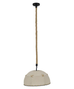 Alternative view of GLOBOSTAR® ANTOINETTE 01028 Vintage Κρεμαστό Φωτιστικό Οροφής με Ντουί 1 x E27 AC 220-240V IP20 - Μπεζ - Μ35 x Π35 x Υ20cm