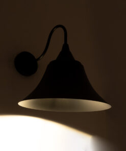 Alternative view of GLOBOSTAR® BELL 01038 Vintage Φωτιστικό Τοίχου - Απλίκα με Ντουί 1 x E27 AC 220-240V IP20 - Μαύρο - Μ35 x Π28.5 x Υ30cm