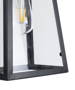 GLOBOSTAR® LIMA 01040 Vintage Κρεμαστό Φωτιστικό Οροφής με Ντουί 1 x E27 AC 220-240V IP20 - Μαύρο - Μ17 x Π14 x Υ26cm 17 01040 9