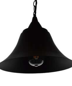 Alternative view of GLOBOSTAR® CLOCHER 01041 Vintage Κρεμαστό Φωτιστικό Οροφής με Ντουί 1 x E27 AC 220-240V IP20 - Μαύρο - Μ29 x Π29 x Υ34cm