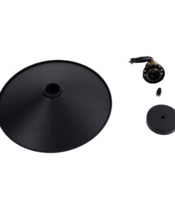 GLOBOSTAR® CARAVEL 01042 Vintage Κρεμαστό Φωτιστικό Οροφής με Ντουί 1 x E27 AC 220-240V IP20 - Μαύρο & Χρυσό - Μ36 x Π36 x Υ10cm 18 01042 10