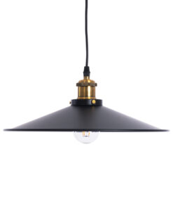 GLOBOSTAR® CARAVEL 01042 Vintage Κρεμαστό Φωτιστικό Οροφής με Ντουί 1 x E27 AC 220-240V IP20 - Μαύρο & Χρυσό - Μ36 x Π36 x Υ10cm 13 01042 5