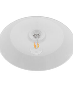 GLOBOSTAR® RAY 01043 Vintage Κρεμαστό Φωτιστικό Οροφής με Ντουί 1 x E27 AC 220-240V IP20 - Λευκό - Μ36 x Π36 x Υ25cm 11 01043 6