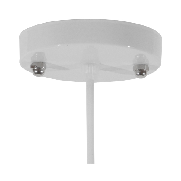 GLOBOSTAR® RAY 01044 Vintage Κρεμαστό Φωτιστικό Οροφής με Ντουί 1 x E27 AC 220-240V IP20 - Λευκό - Μ26 x Π26 x Υ25cm 7 GLOBOSTAR® RAY 01044 Vintage Κρεμαστό Φωτιστικό Οροφής με Ντουί 1 x E27 AC 220-240V IP20 - Λευκό - Μ26 x Π26 x Υ25cm - Image 6