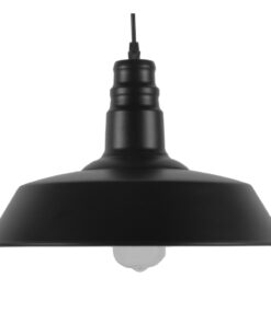 GLOBOSTAR® RAY 01049 Vintage Κρεμαστό Φωτιστικό Οροφής με Ντουί 1 x E27 AC 220-240V IP20 - Μαύρο - Μ36 x Π36 x Υ25cm 9 01049 3