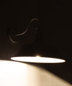 Alternative view of GloboStar® SORD 01051 Vintage Επιτοίχιο Φωτιστικό Απλίκα Μονόφωτο 1 x E27 IP20 Λευκό Μέταλλο - Μ36 x Π42 x Υ32cm