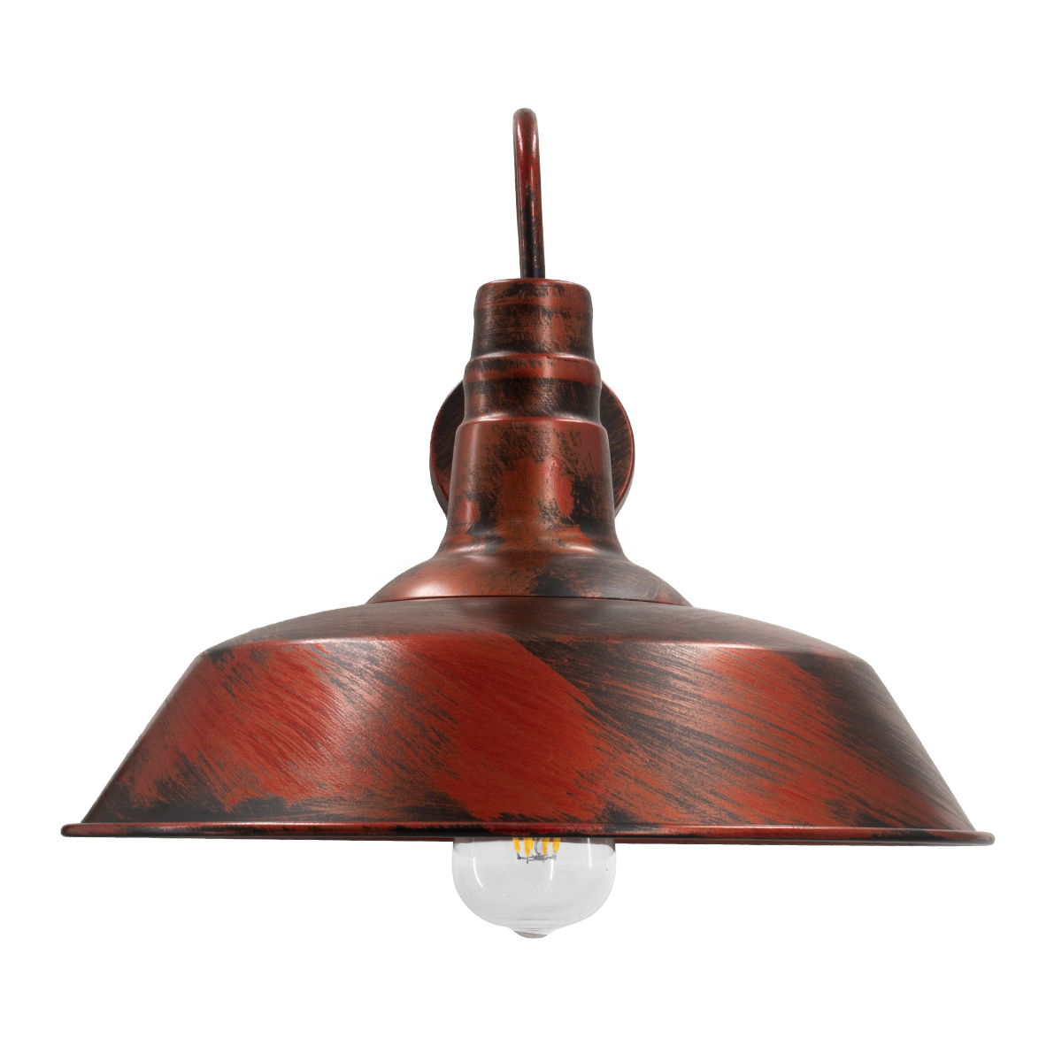 GLOBOSTAR® RAY 01052 Vintage Φωτιστικό Τοίχου - Απλίκα με Ντουί 1 x E27 AC 220-240V IP20 - Χάλκινο Εφέ Σκουριάς - Μ36 x Π42 x Υ32cm 3 GLOBOSTAR® RAY 01052 Vintage Φωτιστικό Τοίχου - Απλίκα με Ντουί 1 x E27 AC 220-240V IP20 - Χάλκινο Εφέ Σκουριάς - Μ36 x Π42 x Υ32cm - Image 2