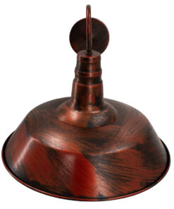 GLOBOSTAR® RAY 01052 Vintage Φωτιστικό Τοίχου - Απλίκα με Ντουί 1 x E27 AC 220-240V IP20 - Χάλκινο Εφέ Σκουριάς - Μ36 x Π42 x Υ32cm 9 01052 4